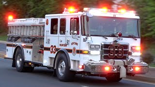 Kentland Fire Department Engine 833 Responding [upl. by Chuu]