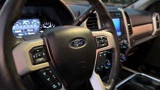 2020 Ford F350 interior ￼￼Black Lariat [upl. by Pandora984]