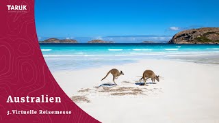 Australien Reisen Nationalparks amp Tipps  3 TARUK Virtuelle Reisemesse [upl. by Amadeo]