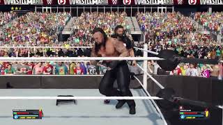 WWE 2K24 CASKET FINALE UNDERTAKER VS ROMAN  OTC [upl. by Jolenta384]