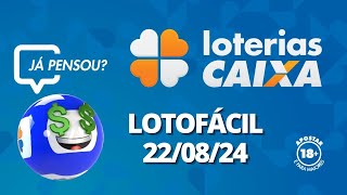 Resultado da Lotofácil  Concurso nº 3188  22082024 [upl. by Yslek]