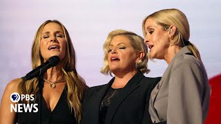 WATCH The Chicks sing the national anthem at 2024 Democratic National Convention  2024 DNC Night 4 [upl. by Nerag]