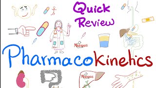 Pharmacokinetics  What your body does to the med  Quick Review  Pharmacology Series [upl. by Ylebmik]