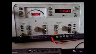 DCF77 on a Selective Level Meter WampG SPM15 [upl. by Eelatsyrc189]