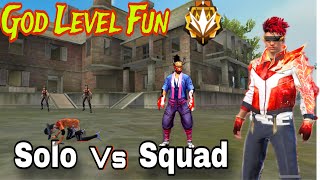 FFF Solo Vs Squad \ Grand Master Lobby Gamplay With Fun \\ FREEFIRE 🔥 [upl. by Rhee]