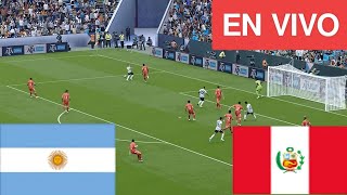 🔴LIVE  Argentina vs Peru  202425 Full Match Live Streaming [upl. by Vacuva499]