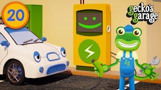 Gecko Fixes Cars at His Repair Garage  Educational Videos For Toddlers  Geckos Garage [upl. by Enitsud]