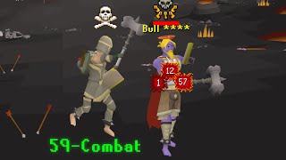 This Account can hit 57 at Only 59 Combat [upl. by Mulac]