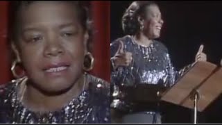 Still I Rise by Maya Angelou 1987 Live performance [upl. by Orimisac]