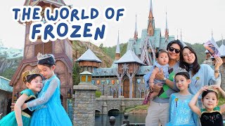 Exploring the WORLD OF Frozen Hong Kong Disneyland [upl. by Ingamar]