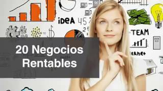 20 Negocios Rentables en México [upl. by Acinor]