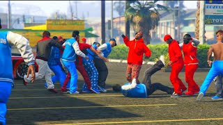 GTA 5 BEST BLOODS VS CRIPS I EVER MADE [upl. by Hansel160]