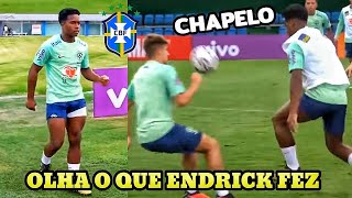 OLHA O QUE ENDRICK FEZ NO TREINO DA SELEÇÃO OLÍMPICA HOJE 😯 [upl. by Nayab552]