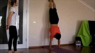 Gün 2 handstandmakesyoufeelawesome El dengesi egzersizleri [upl. by Jorrie]