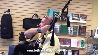 Lothian Bagpipes  Setup of Naill DN3ES Bagpipes [upl. by Staw579]