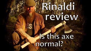 Review of a quotnormalquot Rinaldi axe Tree felling and opinions [upl. by Etteinotna]