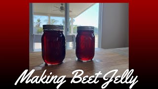 CANNING BEET JELLYOLD TIME RECIPEDELICIOUS BEETJELLY beets JELLY canning jellyrecipe [upl. by Arvonio596]