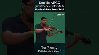 Viola de Arco  Estudando Go tell Aunt Rhody  Suzuki Vol1 [upl. by Haynes]