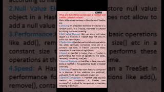 What are the difference between a hashset and treeset collection in javatreesethashsetcollection [upl. by Block]