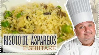 RISOTO DE ASPARGOS E SHIITAKE  ERICK JACQUIN [upl. by Odella435]