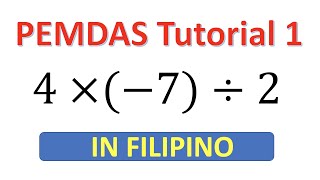 PEMDAS Tutorial 1 Multiplication with Division Addition with Subtraction [upl. by Betsey]