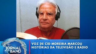 Morre o jornalista Cid Moreira aos 97 anos no Rio de Janeiro  Jornal da Band [upl. by Colvert]