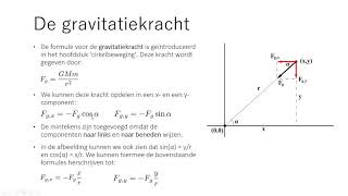 Natuurkunde modelleren 06 gravitatiekracht [upl. by Edwine]