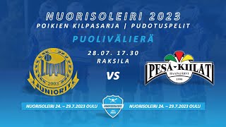 Nuorisoleiri 2023 PUOLIVÄLIERÄ Oulun Lippo Juniorit vs Haapajärven PesäKiilat 20 41 40 [upl. by Derman265]