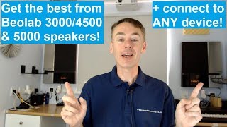 How to connect Bang and Olufsen Beolab 3000 4500 and 5000 speakers to any device The full guide [upl. by Nauaj]