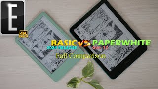 Amazon Kindle Paperwhite Gen 12 vs Kindle Matcha Comparison [upl. by Siver416]