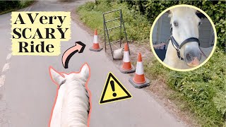 Get ready with me for a very scary ride  POV horse ride  This Esme AD [upl. by Ecirtnahs]