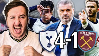 The GENIUS Thing Ange Postecoglou Did As Tottenham Beat West Ham 41 [upl. by Amanda]