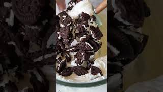 BEST EVER NO BAKE OREO CHEESECAKE RECIPE  HOW TO MAKE OREO CHEESECAKE AT HOME shorts [upl. by Idoj]