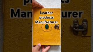 Leather Products Manufacturer in India leatherworking leatherbags fashion leathercraft journal [upl. by Vincents]