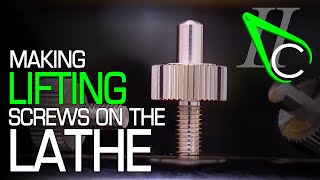 Making Lifting Screws On The Lathe [upl. by Nnav]