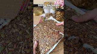 Sweet and Spicy Seeds Crackerscrispy crackers food healthylifestyle healthysnacks [upl. by Fennie]