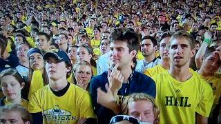 Michigan Fan Knows That ESPN Camera Caught His Facepalming [upl. by Inness]