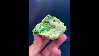 Green DemantoidGarnet  GarnetCrystals  RawMineral  GarnetSpecimen [upl. by Ynnavoeg730]