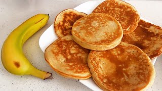 How To Make Pancakes  Easy Banana Pancakes Recipe [upl. by Yramliw]