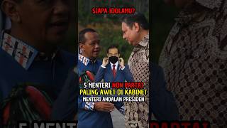 5 Menteri Non Partai Paling Awet di Kabinet Jokowi tidak Pernah di Resuffle Sejak Dilantik fyi [upl. by Guntar703]