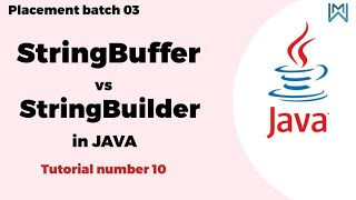 Java Day 10  Learn StringBuffer VS StringBuilder in java  Step by step guide technomarathiwithmw [upl. by Oetomit]