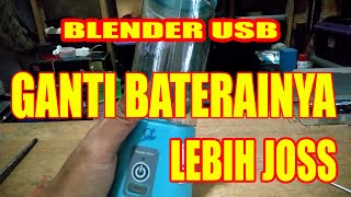 Cara Ganti Baterai Blender Portable Q3 [upl. by Narik]