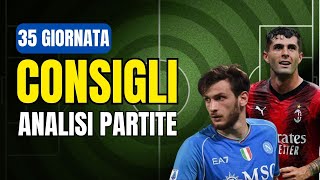 CHI SCHIERARE al FANTACALCIO 35 Giornata 🔍Analisi completa e Indici Schierabilità [upl. by Haim]