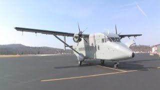 C23 Sherpa Landing And Taxiing [upl. by Halullat]