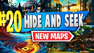 TOP 20 NEW HIDE and SEEK Creative Maps 2024  Fortnite HIDE and SEEK Map CODES 2024 [upl. by Aslin767]