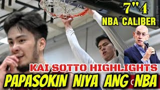 KAI SOTTO PANG NBA LEVEL ANG GALAWAN  MGA NBA TEAM MAG UUNAHAN NA [upl. by Nyliuqcaj]