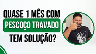 🤨 Quase 1 mês com o pescoço travado Tem solução [upl. by Wilie]