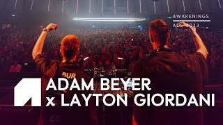 Adam Beyer x Layton Giordani  Awakenings x Drumcode ADE 2023 [upl. by Babbette]