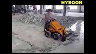 HY380 mini skid steer loader working vediochemical plant [upl. by Hayes]