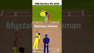 CSK Bowlers IPL 2024 😱 Real Cricket 25 shorts ipl2024 [upl. by Lirbij]